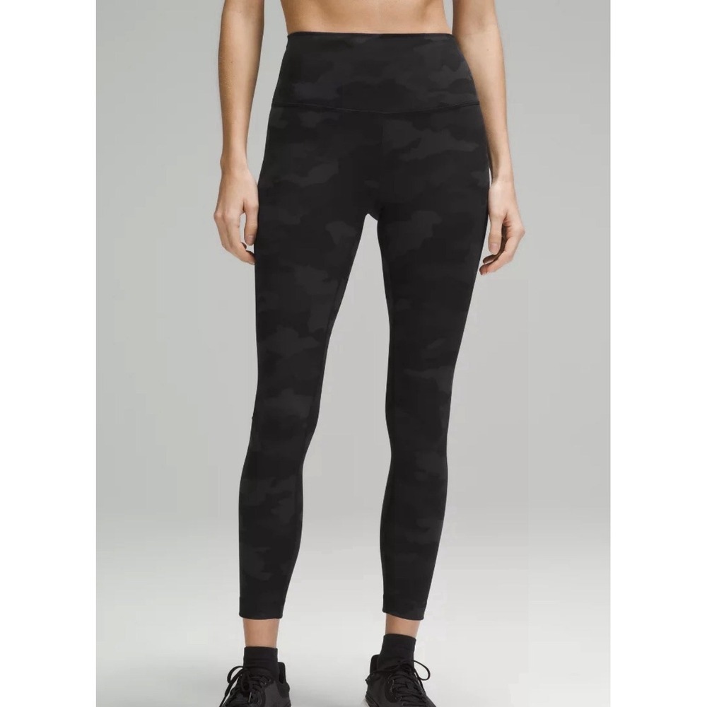 Lululemon Wunder Train High-Rise Tight Incognito Camo Multi Grey Size 6 7/8ths